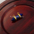 Sterling Lapis Lazuli Hexagon Bicone Pendentif Mode Accessoires Bijoux